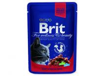  BRIT Premium Cat hovězí  kapsička 100 g