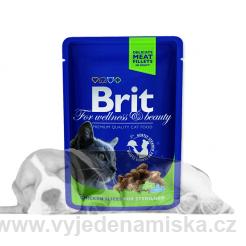 BRIT Premium Cat kuec pro Sterilised kapsika 100 g 
