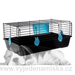 Klec SMALL ANIMAL Ludvík černá s modrou výbavou  60 cm(1ks) 