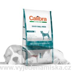 Calibra Dog GF Senior Small Breed Duck  7kg NEW 